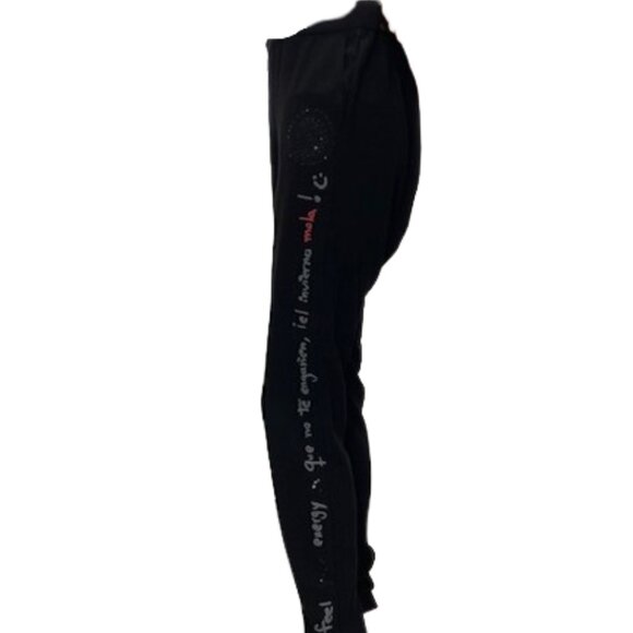 Desigual Black Joggers - Picture 2 of 7